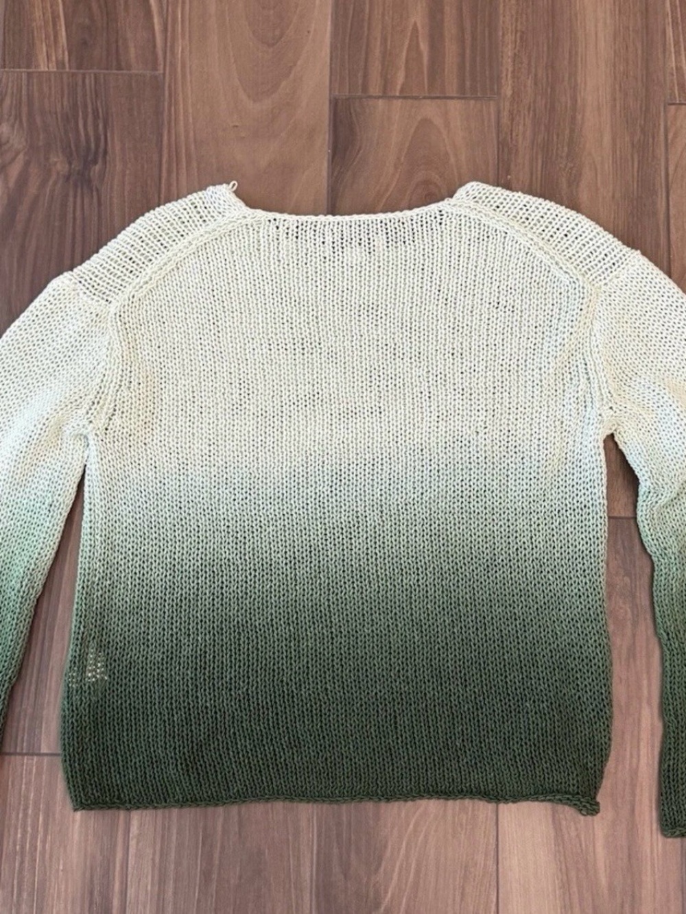 Vince Dip Dye Cotton Blend Sweater Size XS - Picture 4 of 6